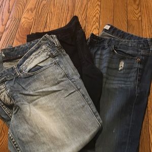 Express jeans size 10&12 all 3 for $40